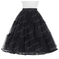 Belle Poque Frauen Schwarz Vintage Crinoline Petticoat Underskirt für Vintage Retro Kleider BP000177-1